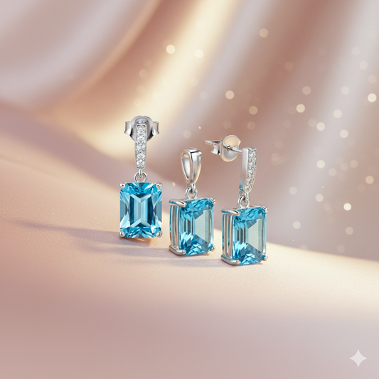Azure Grace Pendant Set