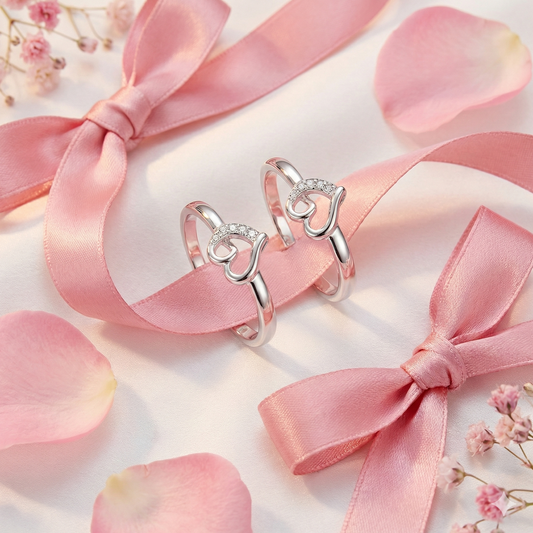 Eternal Curve Silver Toe Rings