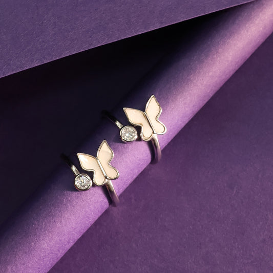 Flutter Charm Toe Rings