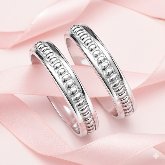 Sterling Silver Ribbed Edge Classic Toe Ring