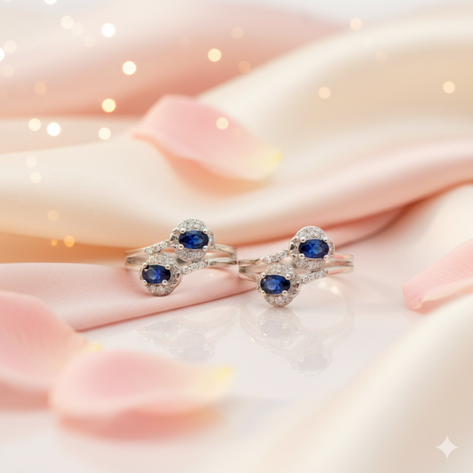 Royal Sapphire Toe Ring
