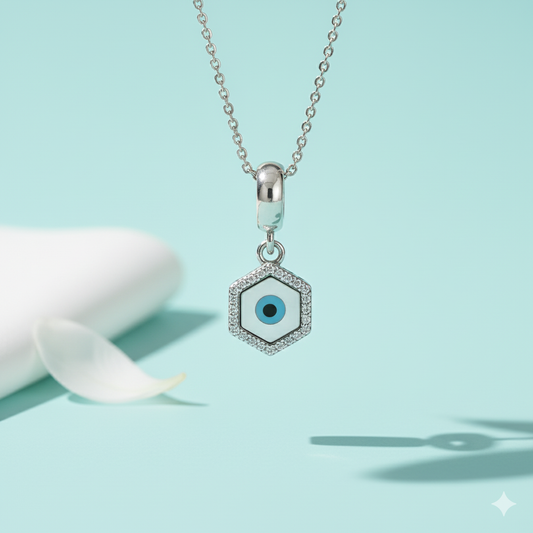 Hexa Aura Evil Eye Pendant