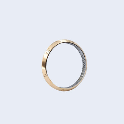 Dual-Tone Sterling Silver Kada