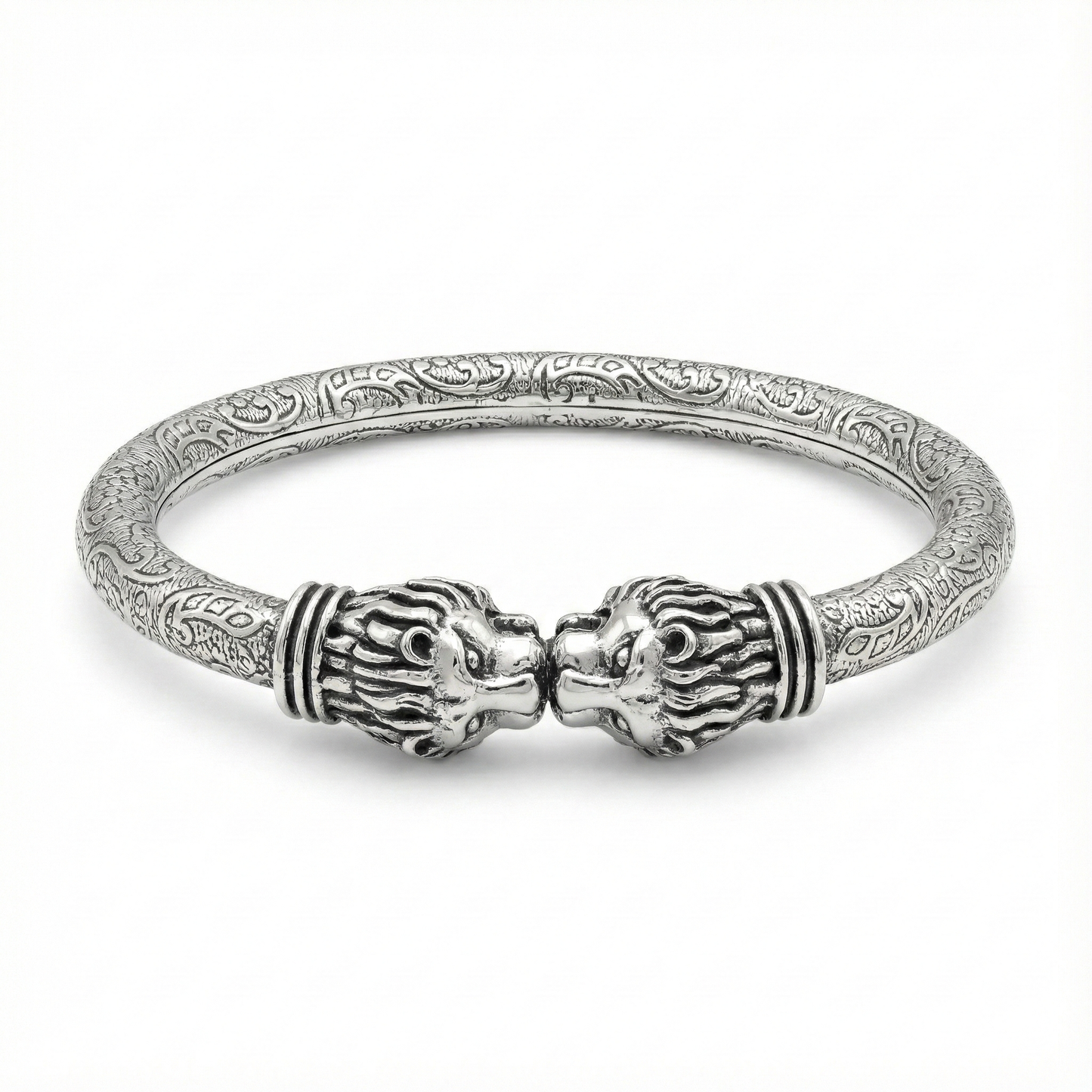 Simha Regal Silver Kada