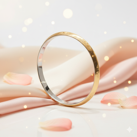 Dual Essence Sterling Silver Kada