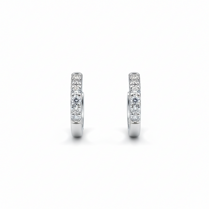 Lustre Line Hoop Earrings