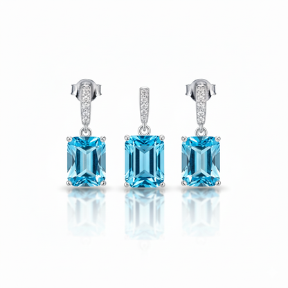 Azure Grace Pendant Set