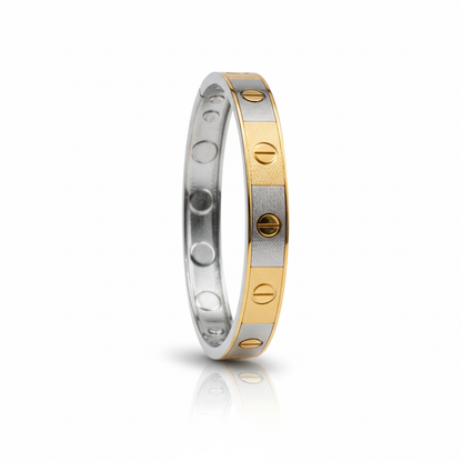 Titan Bolt Sterling Silver Kada