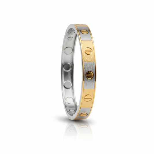 Titan Bolt Sterling Silver Kada
