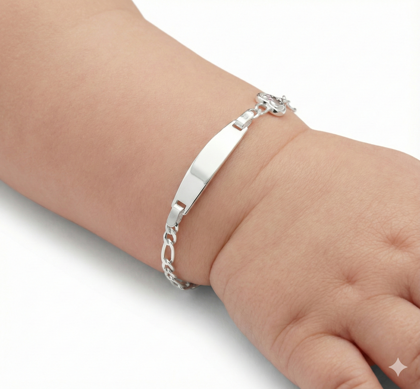 Tiny Heart Personalised Baby Bracelet