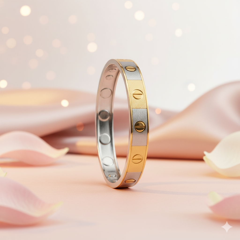 Titan Bolt Sterling Silver Kada