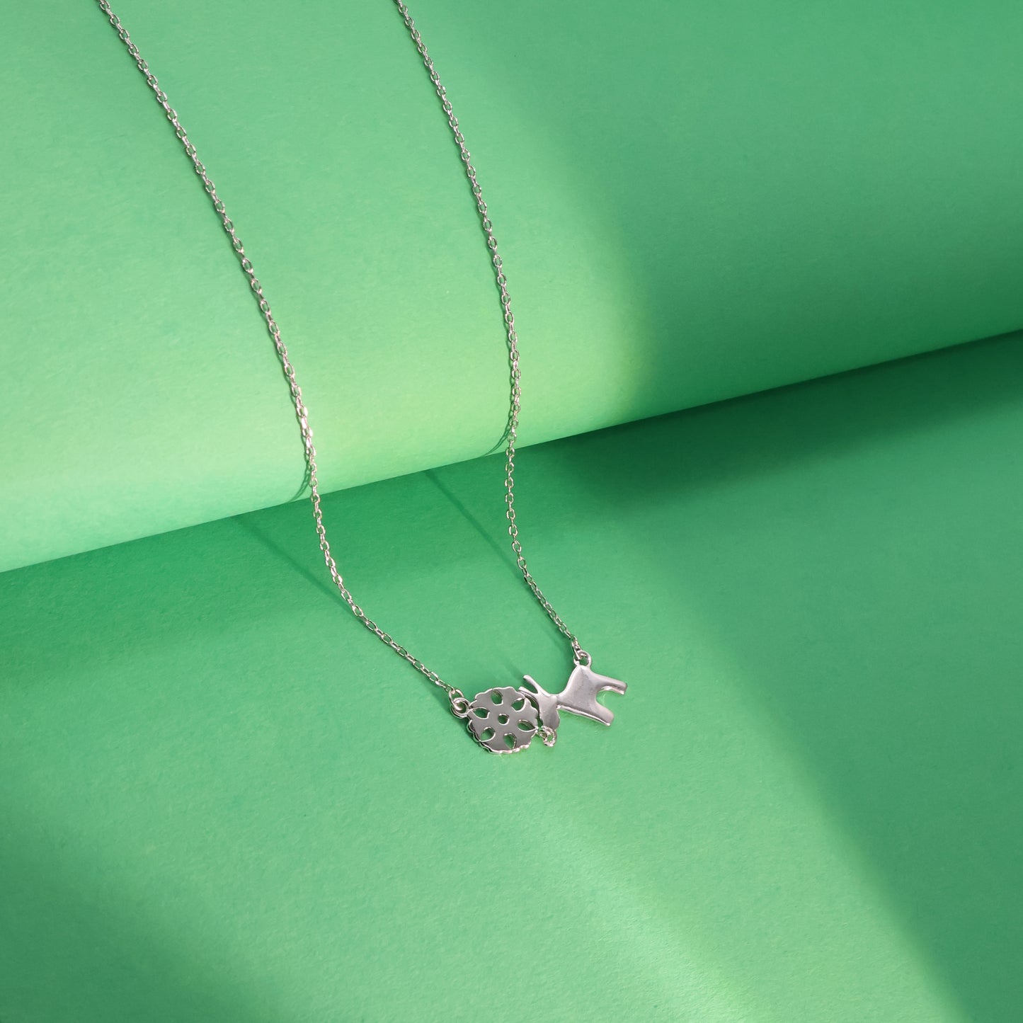 Cactus & Llama Chain Pendant