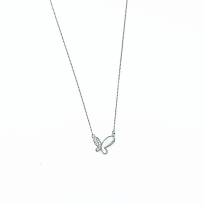 Flutter Shine Silver Chain Pendant