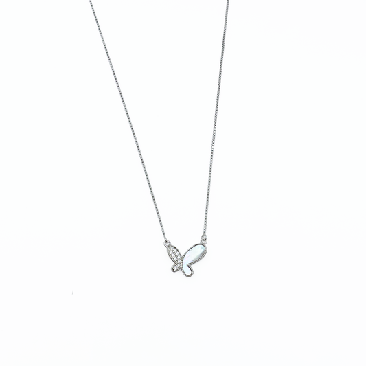 Flutter Shine Silver Chain Pendant
