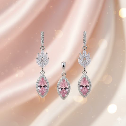 Blush Spark Pendant Set