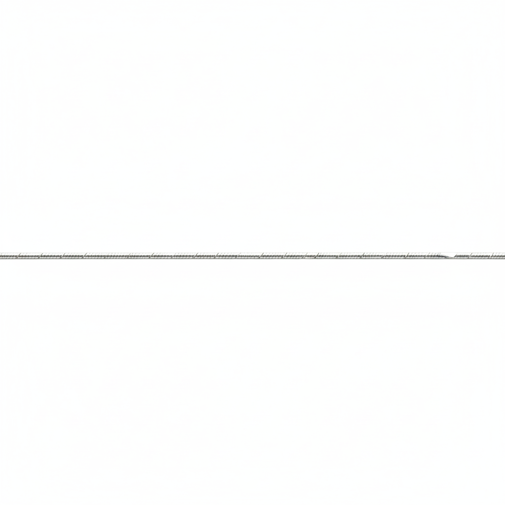Pureline Sleek Silver Anklet