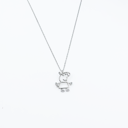 Playful Charm Silver Pendant