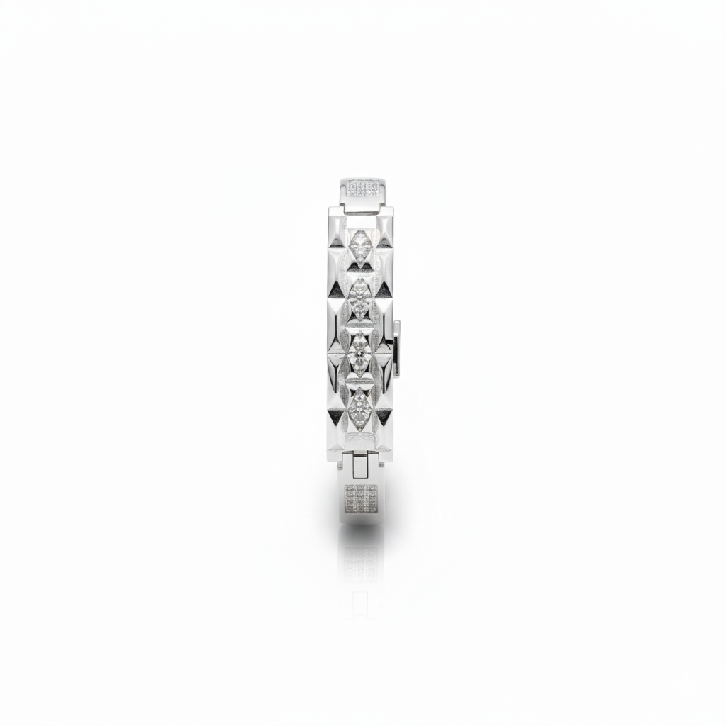 Valor Edge Sterling Silver Kada