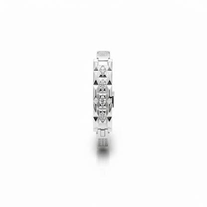 Valor Edge Sterling Silver Kada