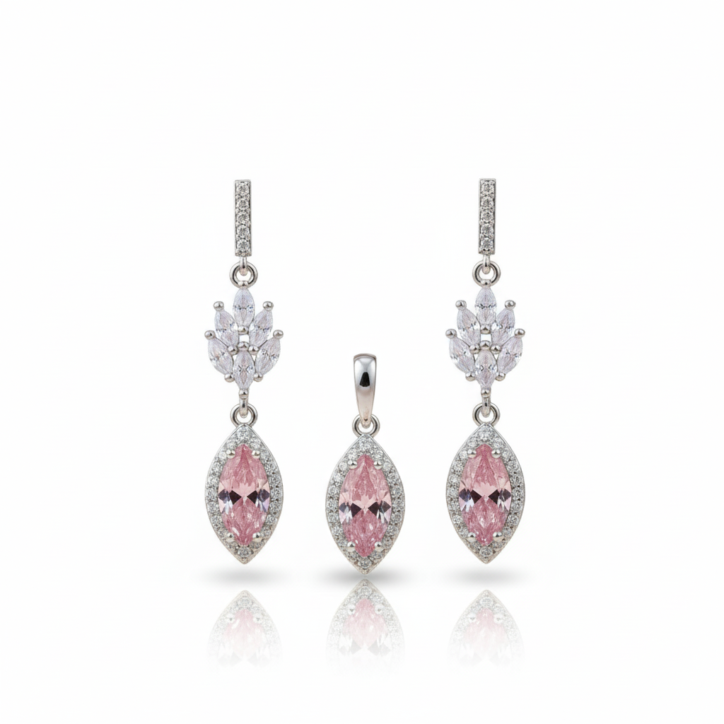 Blush Spark Pendant Set
