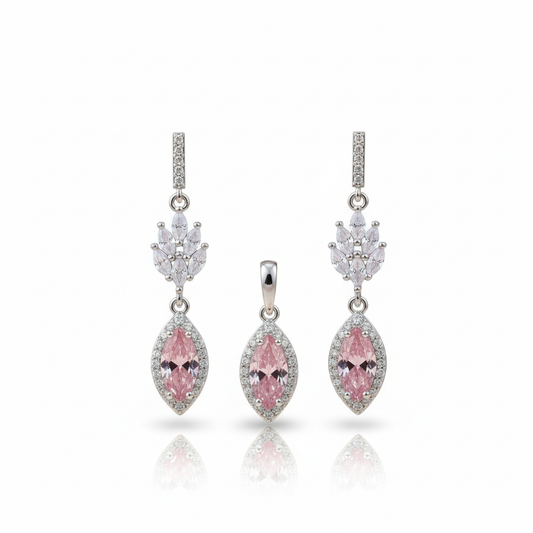 Blush Spark Pendant Set