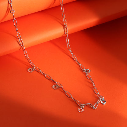 Sterling Silver Heart Charm Chain