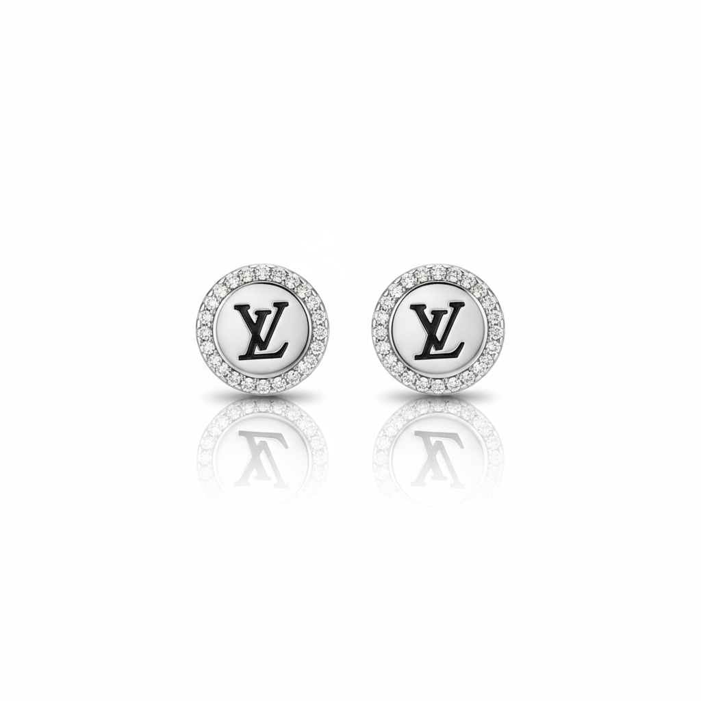 Silver Aura Studs
