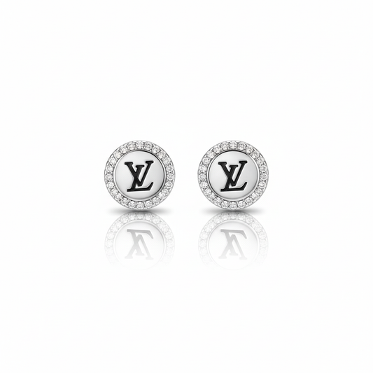 Silver Aura Studs