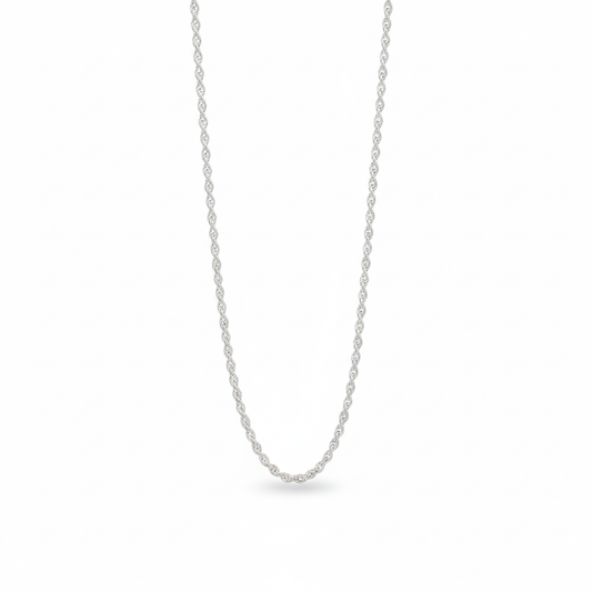 Sterling Silver Rope Chain for Men