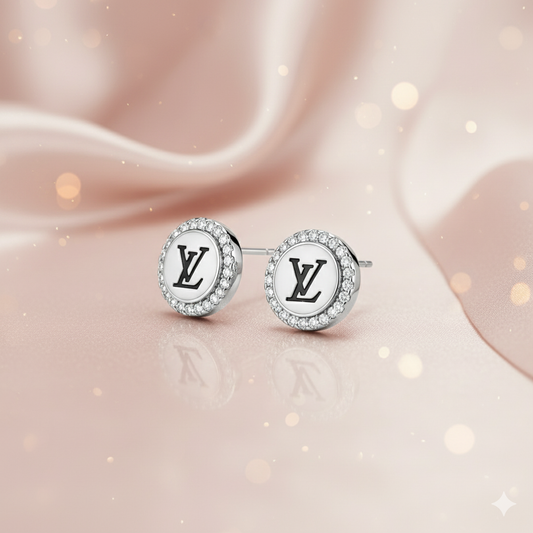 Silver Aura Studs