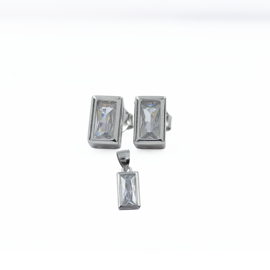 Lustre Rectangle Glow Pendant Set
