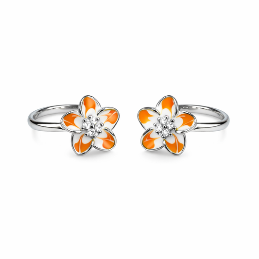 Sunset Petal Toe Rings&nbsp;