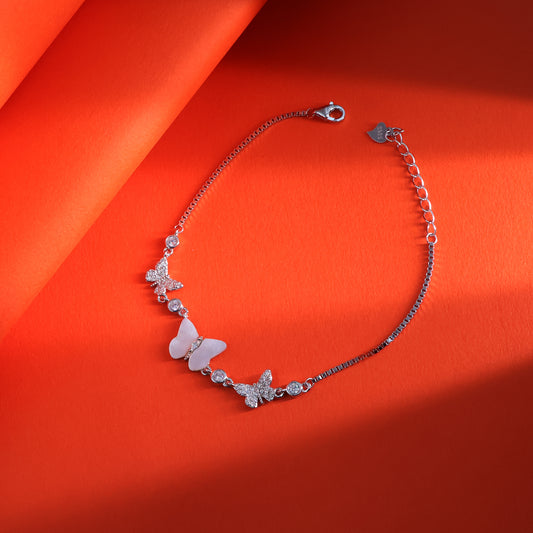 Flutter Grace Sterling Silver Bracelet