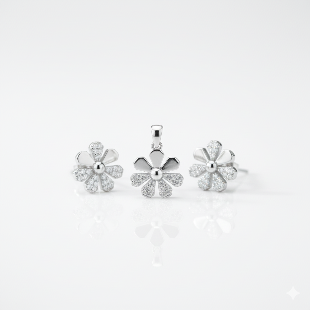 Blossom Gleam Pendant Set