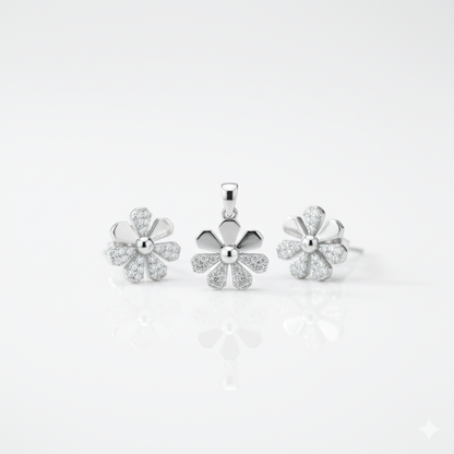 Blossom Gleam Pendant Set