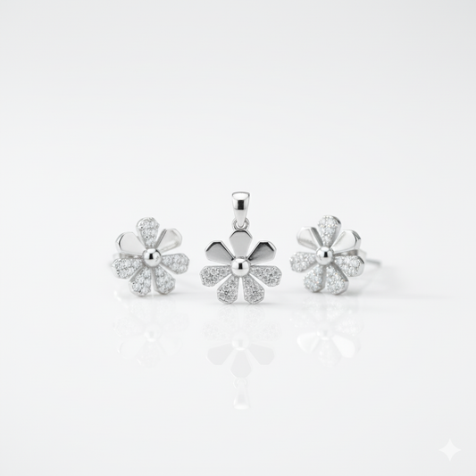Blossom Gleam Pendant Set