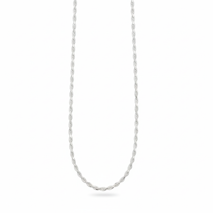 Heavy Rope Sterling Silver Chain for Men