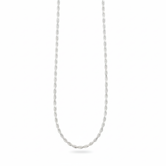 Heavy Rope Sterling Silver Chain for Men