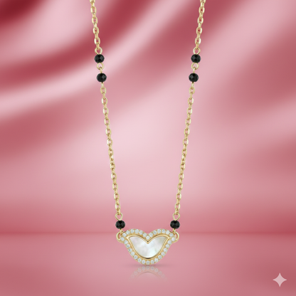 Pearl Heart Outline Mangalsutra