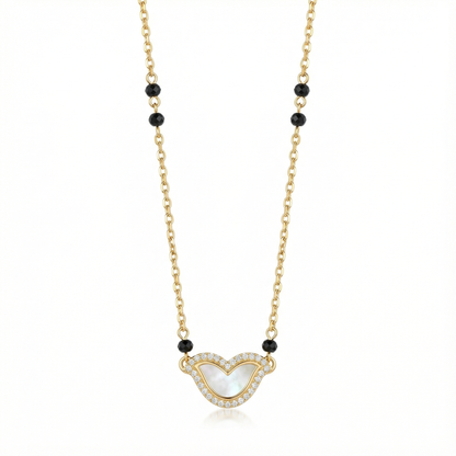 Pearl Heart Outline Mangalsutra