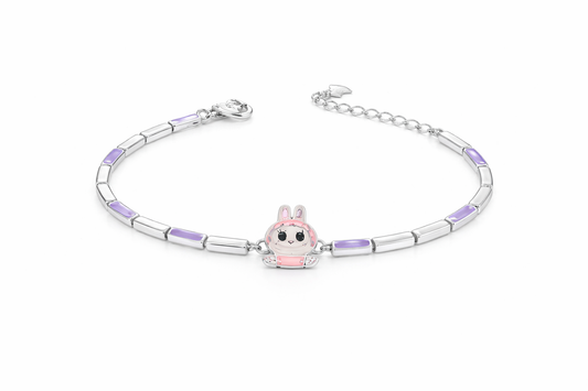 Sweet Bunny Purple Baby Bracelet