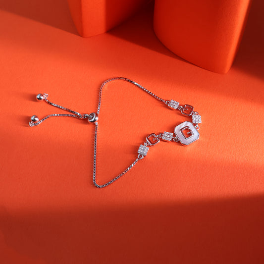 Sterling Silver Prism Bracelet