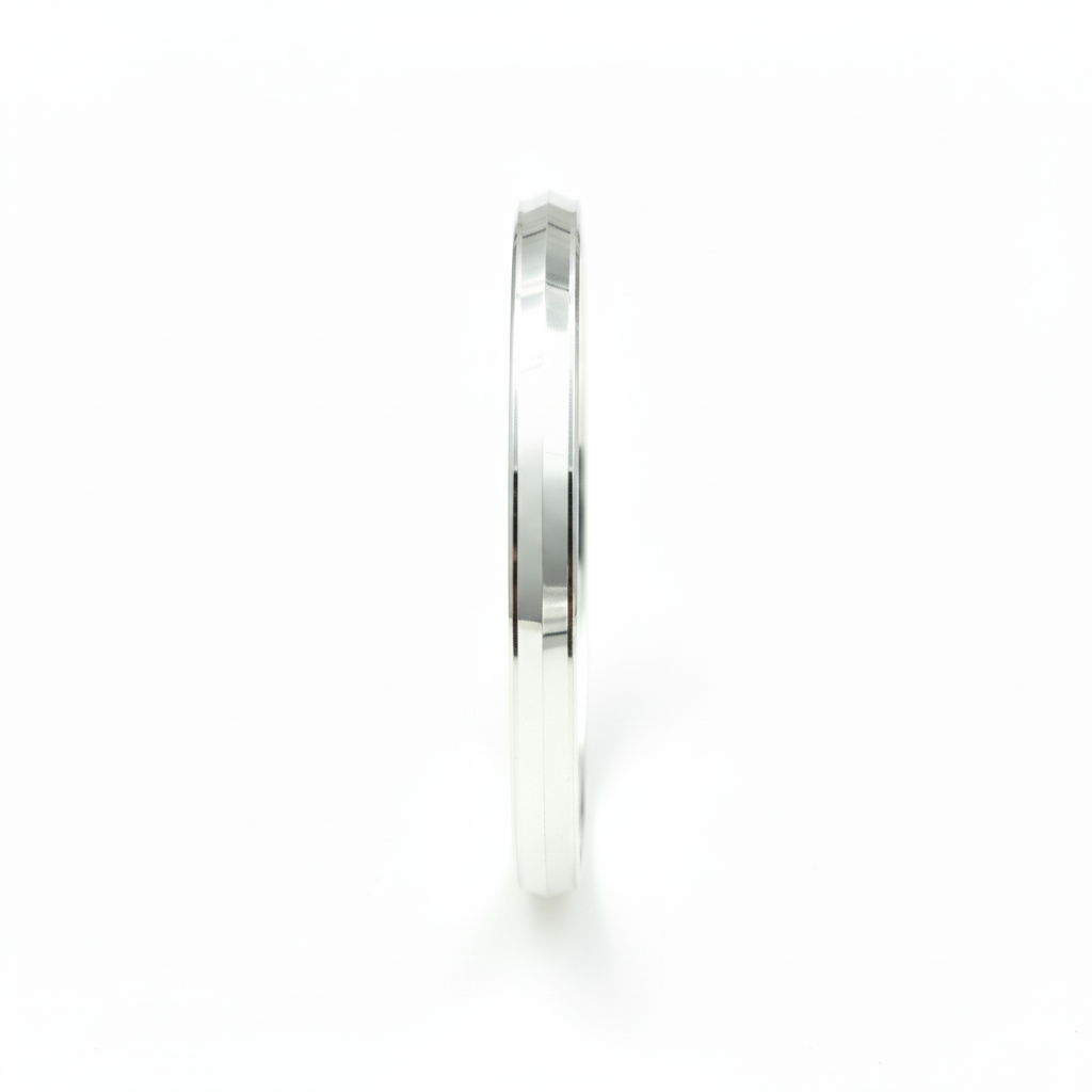 Sleek Polished Sterling Silver Kada for Men