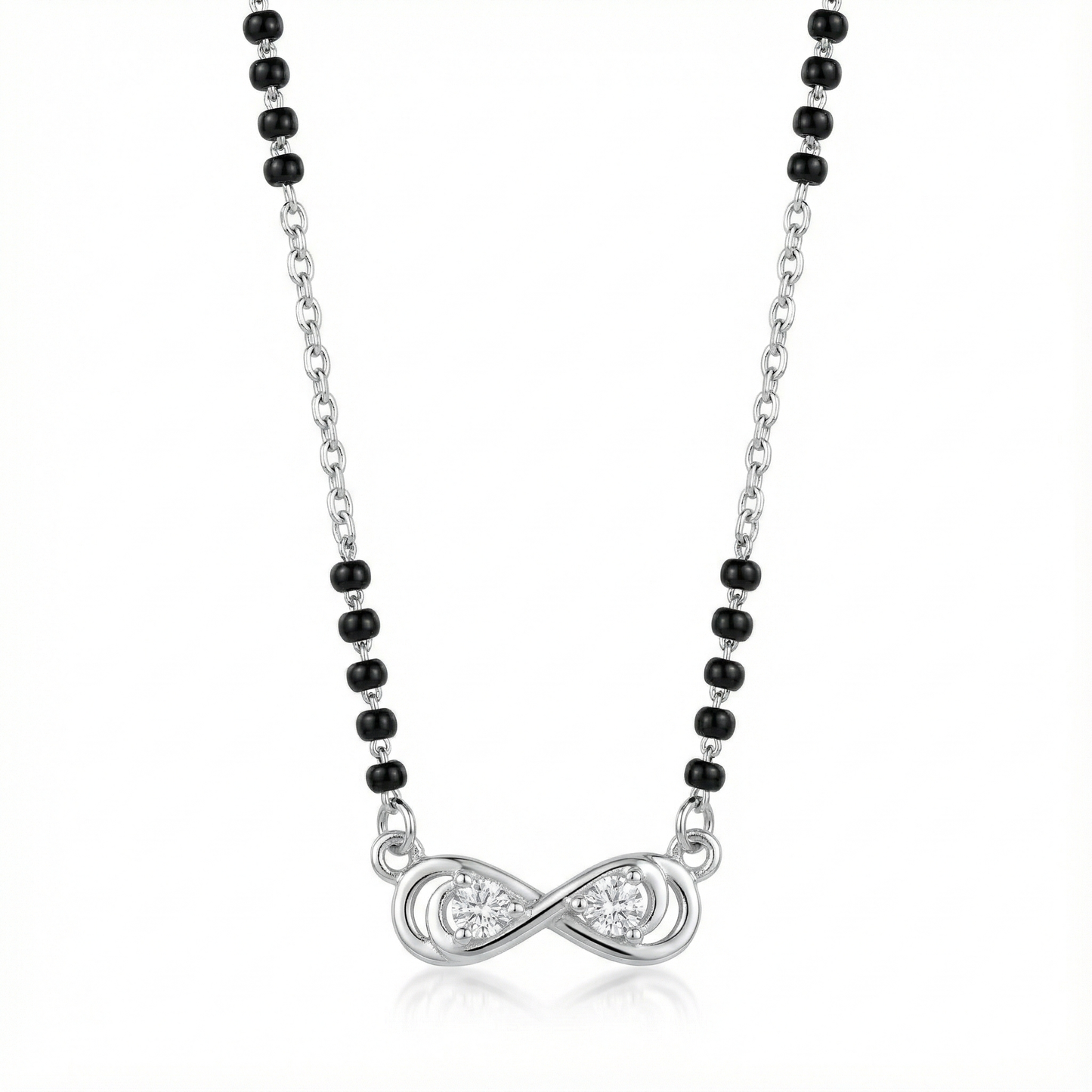 Endless Bond Sterling Silver Mangalsutra