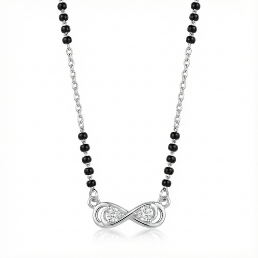 Endless Bond Sterling Silver Mangalsutra
