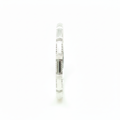 Sterling Silver Orion Pattern Men's Kada