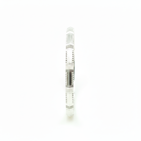 Sterling Silver Orion Pattern Men's Kada