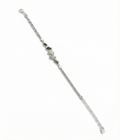 Grace Wave Sterling Silver Baby Bracelet