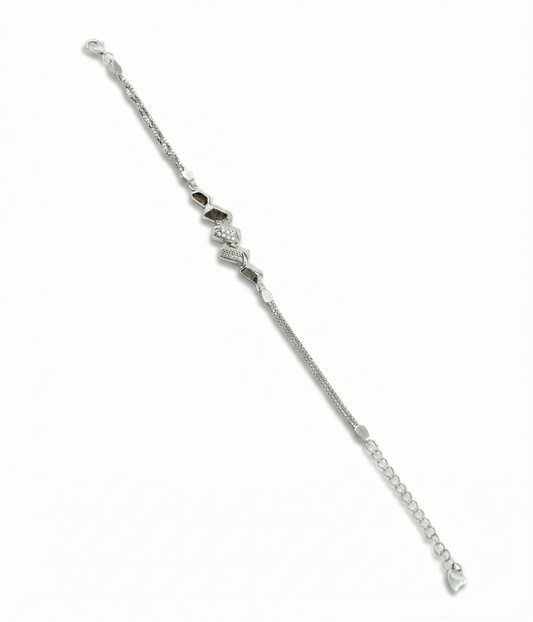 Grace Wave Sterling Silver Baby Bracelet