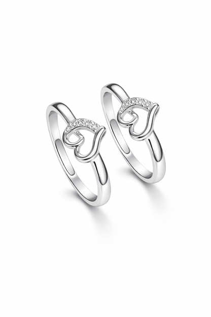 Eternal Curve Silver Toe Rings